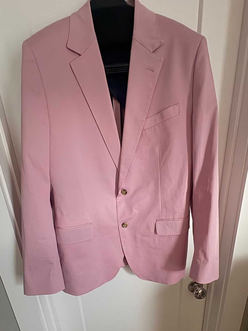 Bonobos Men's Pink Single-Breasted Blazer